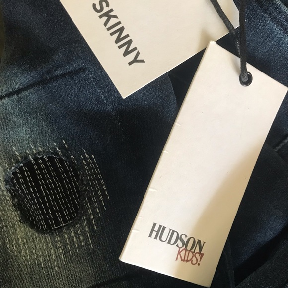 HUDSON Girls Distressed Skinny Jeans NWT - Picture 2 of 15